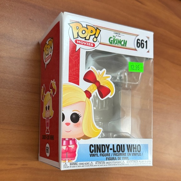 Funko Pop! Illumination Dr. Seuss The Grinch Cindy Lou-Who #661 BOX ONLY - Picture 7 of 7